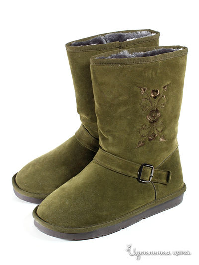 Угги Aideli, цвет болотный