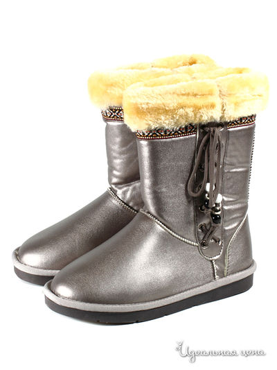 Угги Aideli, цвет серебро