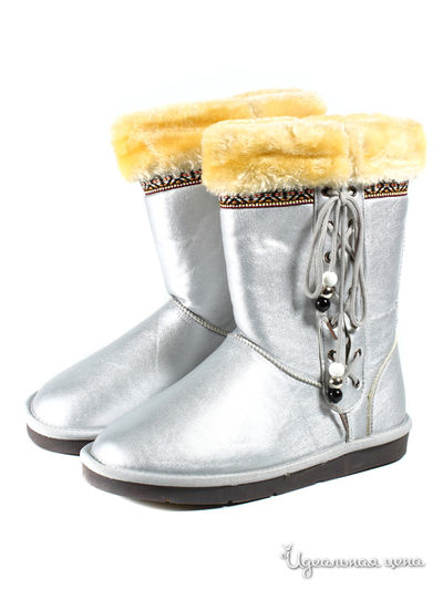 Угги Aideli, цвет серебро
