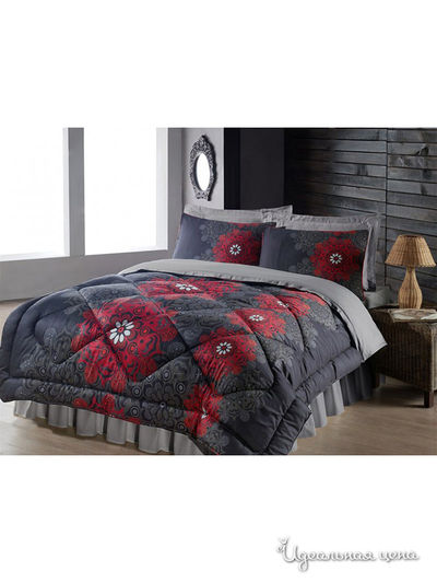 Спальный набор Cotton Box, цвет красный, серый