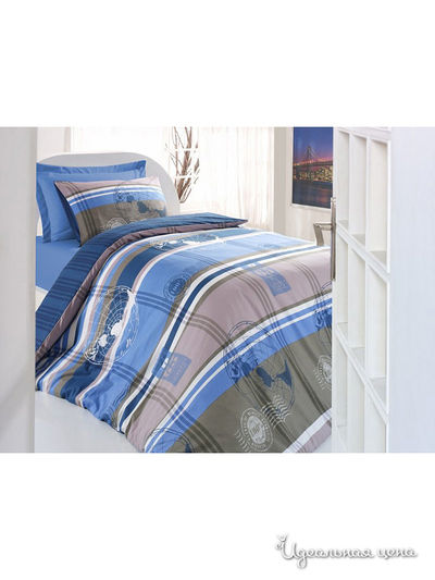 Комплект постельного белья Ранфорс, подростковый, 1,5-спальный Cotton Box, цвет Мультиколор