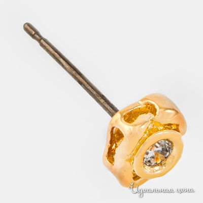 Серьги Slava Zaitsev, цвет цвет желтый