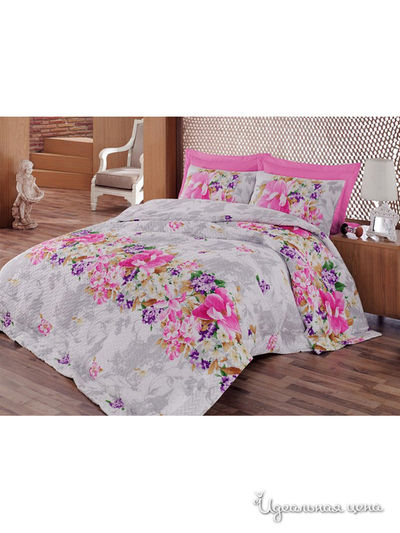 Комплект постельного белья со стеганным пододеяльником-покрывалом, Ранфорс Cotton Box, цвет Мультиколор