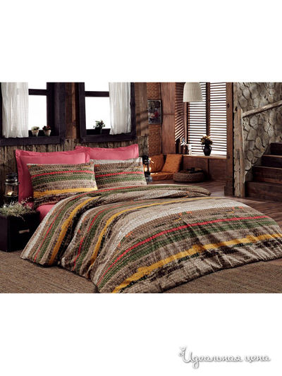 Комплект постельного белья, Ранфорс, Евро Cotton Box, цвет Мультиколор