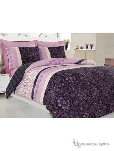 Комплект постельного белья, Евро Cotton Box, цвет Мультиколор