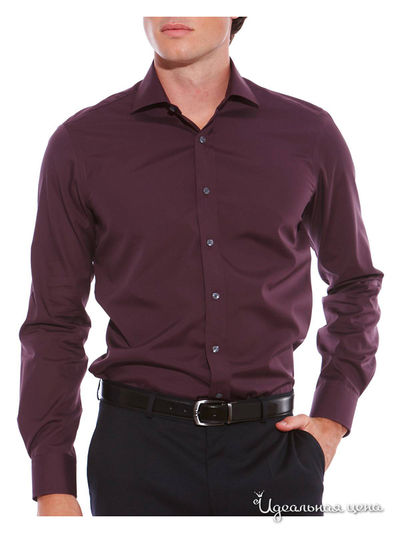 Рубашка Savile Row, цвет бордовый