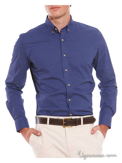 Рубашка Savile Row, цвет темно-синий