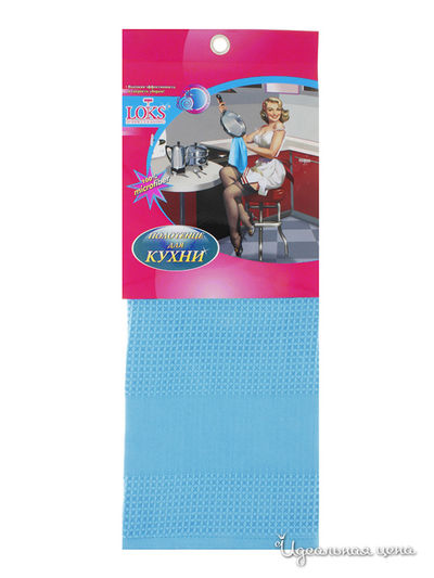 Полотенце из микрофибры, 40x70 Loks, цвет голубой