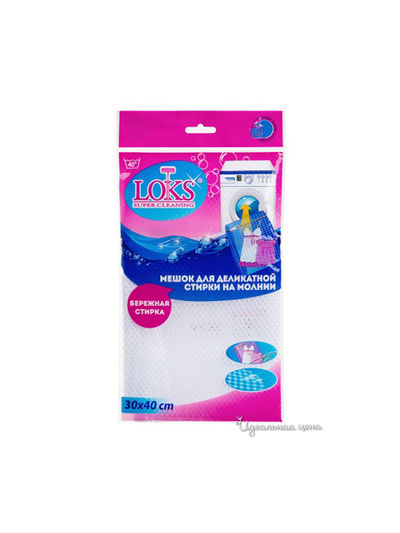 Мешок-сетка, 30х40 Loks, цвет белый