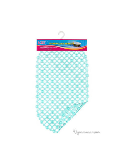 Коврик для ванной, 68x38 Loks, цвет зеленый