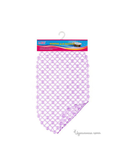 Коврик для ванной, 68x38 Loks, цвет фиолетовый