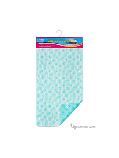 Коврик для ванной, 71x37 Loks, цвет зеленый