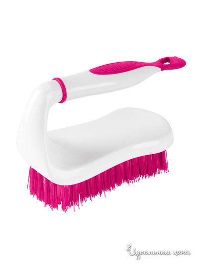 Щетка для кухонных помещений Loks, цвет розовый, белый