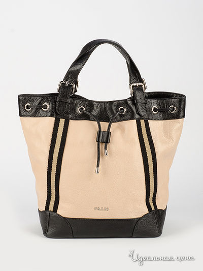 Сумка Palio, цвет бежевый, черный
