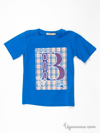Футболка Burberry, цвет голубой
