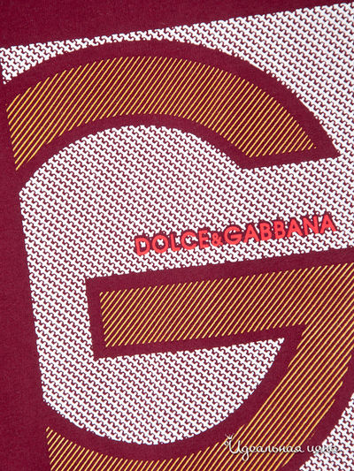 Футболка Dolce &amp; Gabbana, цвет бордо