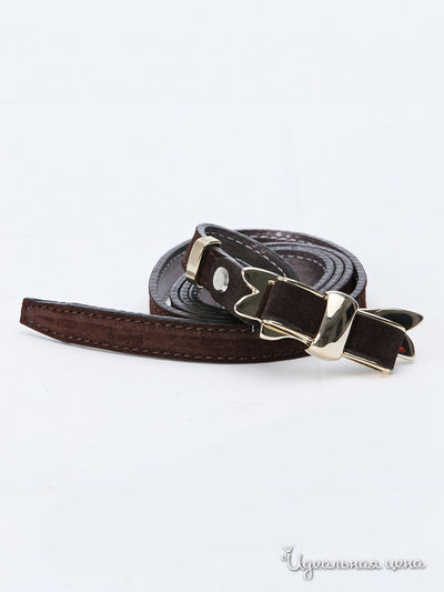 Ремень Marina Creazioni, цвет темно-коричневый