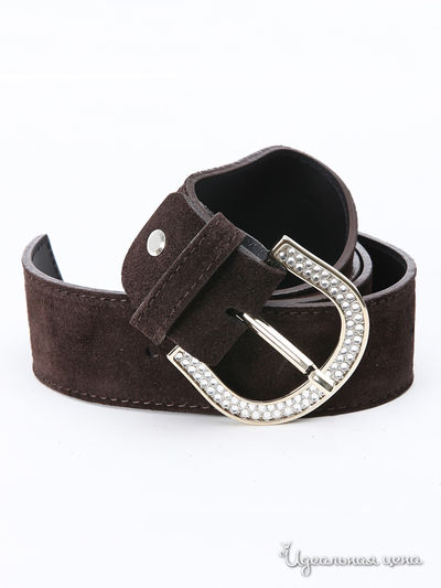 Ремень Marina Creazioni, цвет темно-коричневый
