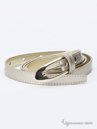 Ремень Marina Creazioni, цвет платиновый
