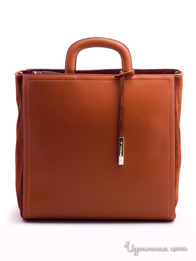 Сумка Vitapelle Studio, цвет темно-коричневый рыже-коричневый