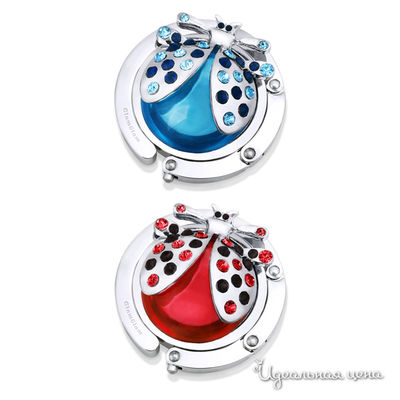 Комплект держателей для сумки, 2 шт Glamglam, цвет голубой, красный