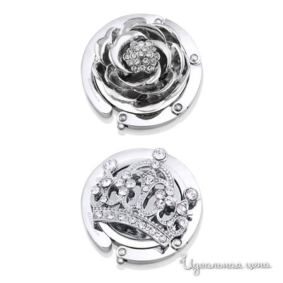 Комплект держателей для сумки, 2 шт Glamglam, цвет стальной