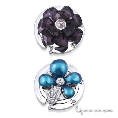 Комплект держателей для сумки, 2 шт Glamglam, цвет фиолетовый, синий