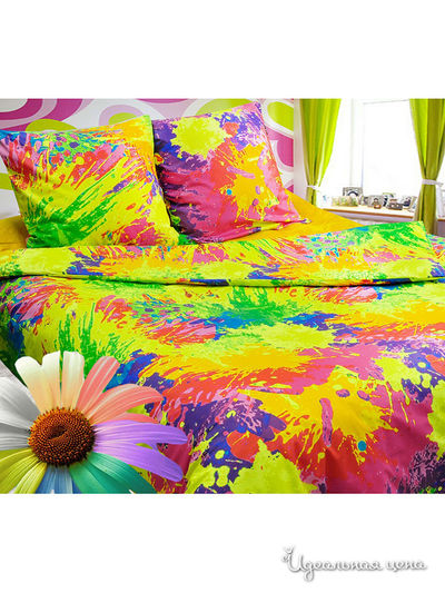 Постельное белье Сова и Жаворонок, цвет цветной