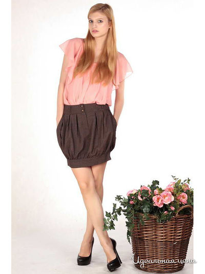 Юбка Profito Avantage, цвет бежевый, коричневый