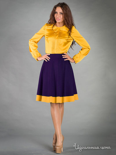 Юбка Profito Avantage, цвет фиолетовый, желтый