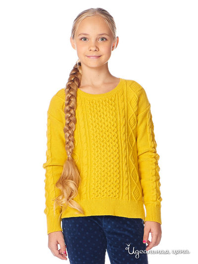 Пуловер Tommy Hilfiger для девочек, цвет желтый