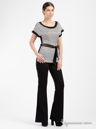 Блуза Koton, цвет черно-белый