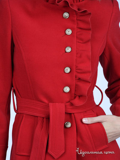 Пальто Fleuretta, цвет  красный