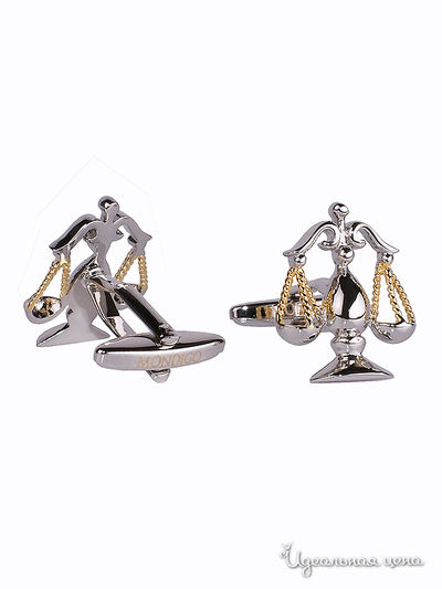 Запонки Mondigo, цвет серый