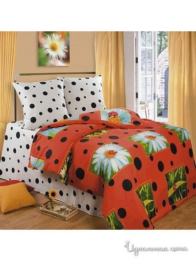 Комплект постельного белья, 1,5-спальный Любимый дом, цвет Мультиколор