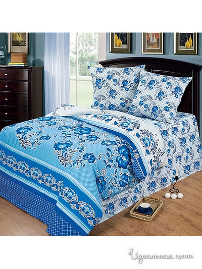 Комплект постельного белья двуспальный, 70*70 см Любимый дом, цвет Мультиколор