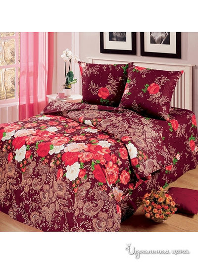 Комплект постельного белья двуспальный Любимый дом, цвет Мультиколор