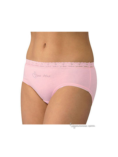 Трусы Arina, цвет белый, розовый