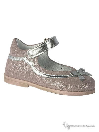 Туфли Bartek, цвет серебряный, розовый