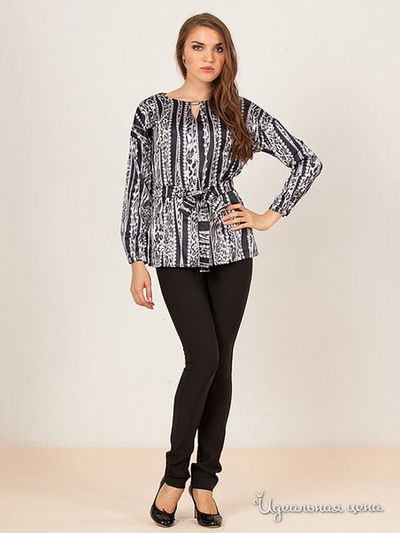 Блуза Remix, цвет черный, серебристый