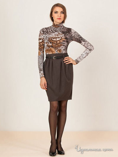 Юбка Remix, цвет коричневый