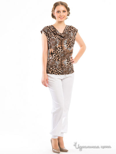 Блуза Remix, цвет коричневый, черный