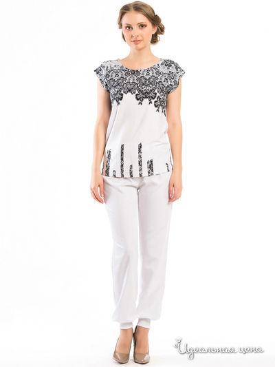 Туника Remix, цвет купон  черное  на  белом