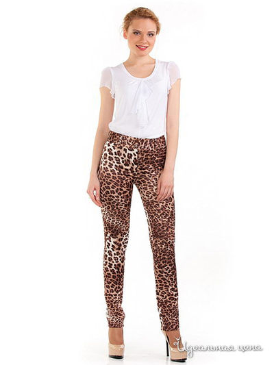 Брюки Remix, цвет леопардовый