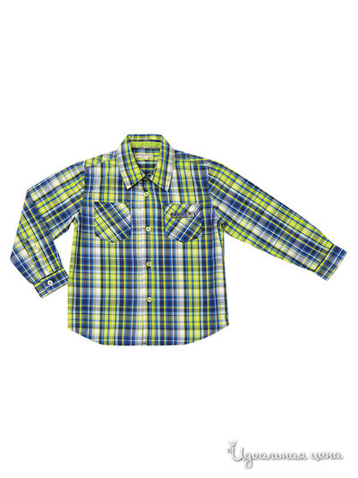 Сорочка PlayToday, цвет голубой, салатовый, синий, белый