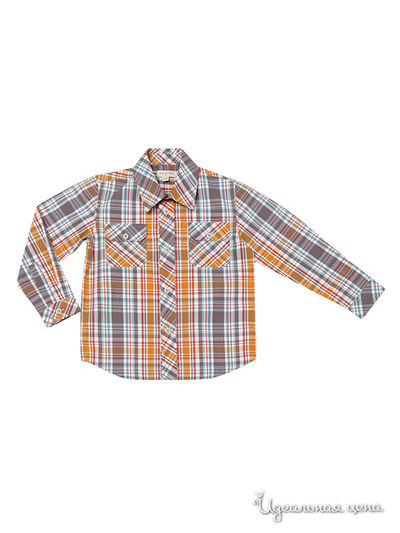 Сорочка PlayToday, цвет оранжевый, серый, белый, голубой