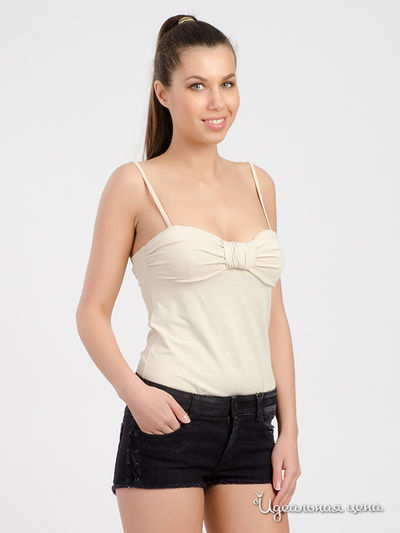 Майка Love Moschino, цвет золото