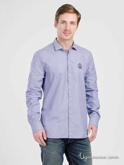 Рубашка Love Moschino, цвет синий