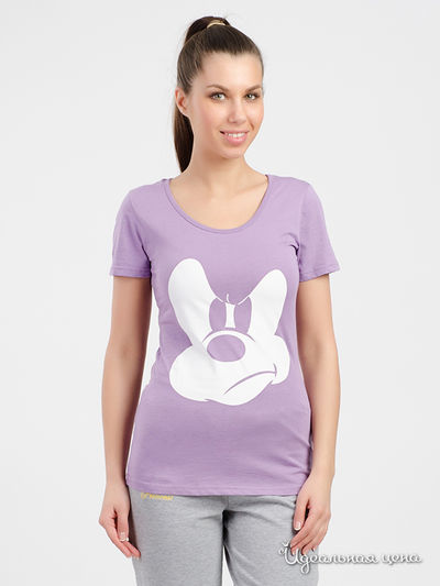 Футболка Disney, цвет сиреневый