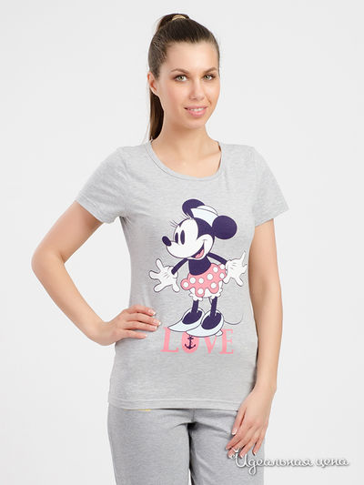 Футболка Disney, цвет серый меланж